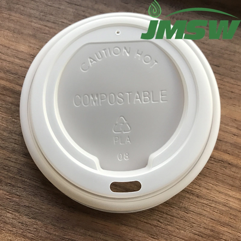 Compostable Eco-Friendly Cpla Cup Lid Cover for Coffee