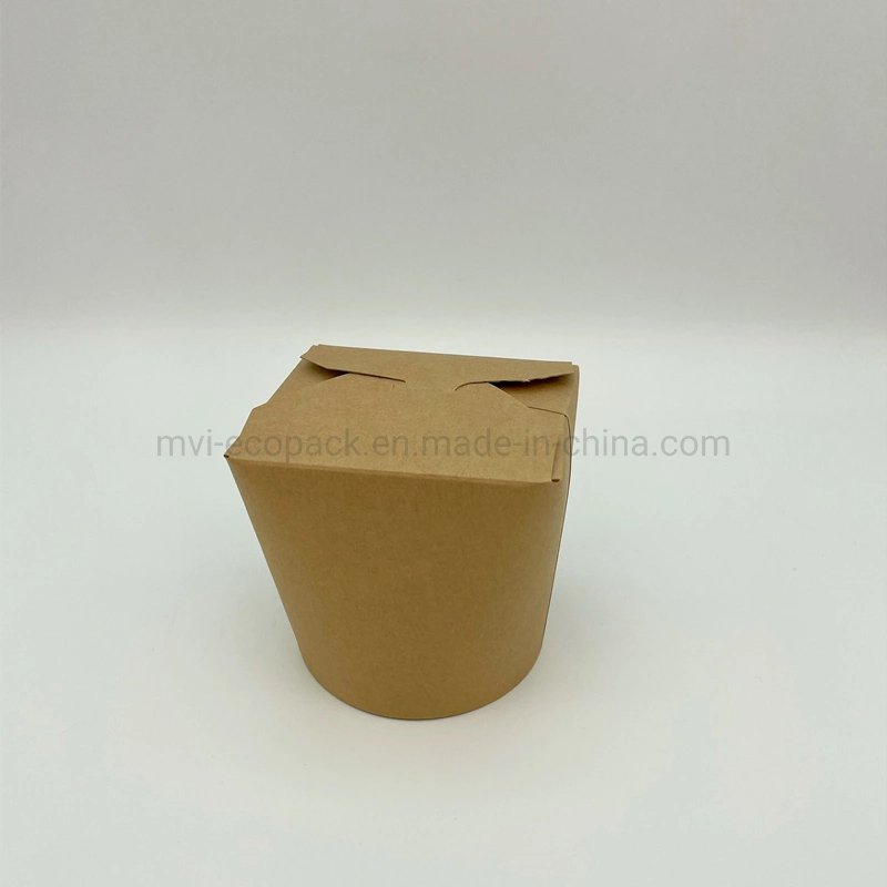 26oz/32oz Take Away Round Bottom Paper Noodle Box