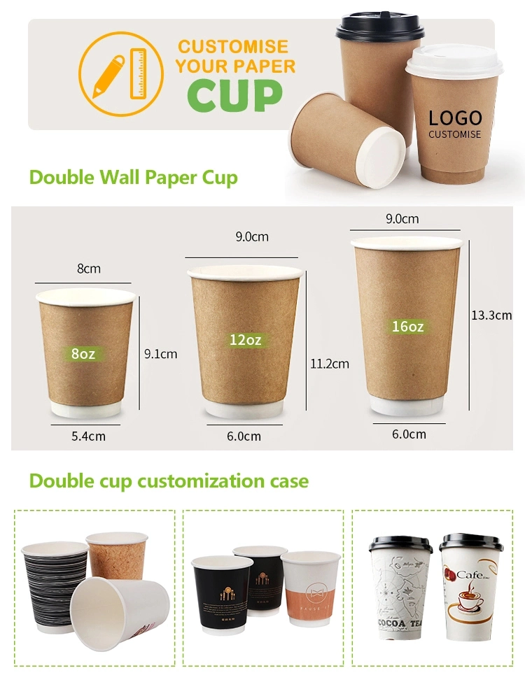 Compostable Paper Cups Best Selling Foam Insulated Foam Paper Coffee Cups