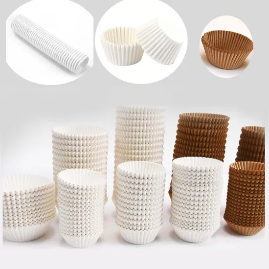 Decoração de bolo de Natal de festa descartável Folha de alumínio Muffin Copo de cozimento Prata Folha de ouro Forros de cupcake Copos de cozimento de papel