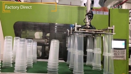 Copos plásticos descartáveis ​​para beber frio de alto material transparente PP com tampas e canudos