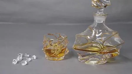 Venda imperdível 6 peças conjunto de taças de vidro em relevo copo de vidro gravado para beber vinho e água personalizado